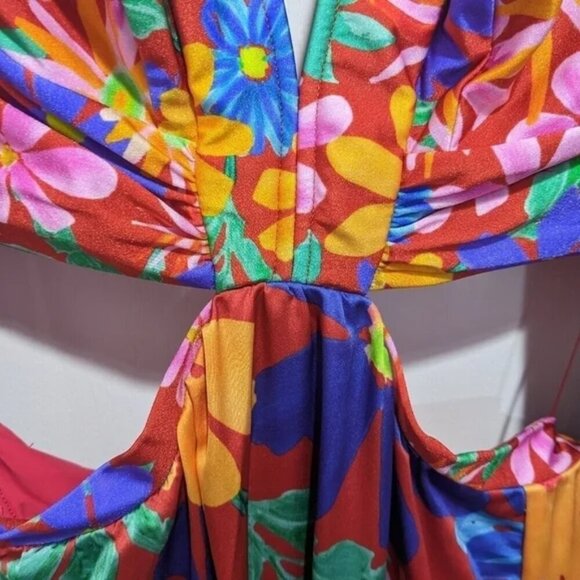 Nwt Patbo | Aster Long-Sleeve Cut-Out Dress - Picture 12 of 16